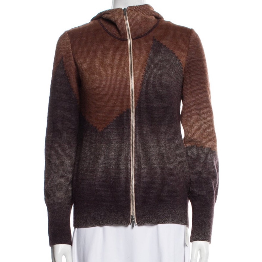 Missoni Zip Knit Hooded Sweater Cardigan Size 2